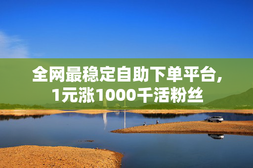 全网最稳定自助下单平台,1元涨1000千活粉丝