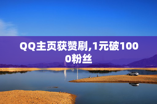 QQ主页获赞刷,1元破1000粉丝