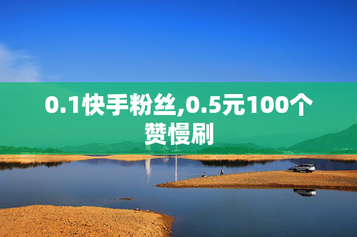 0.1快手粉丝,0.5元100个赞慢刷