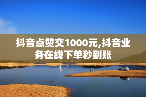 抖音点赞交1000元,抖音业务在线下单秒到账