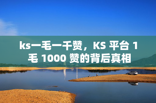 ks一毛一千赞，KS 平台 1 毛 1000 赞的背后真相