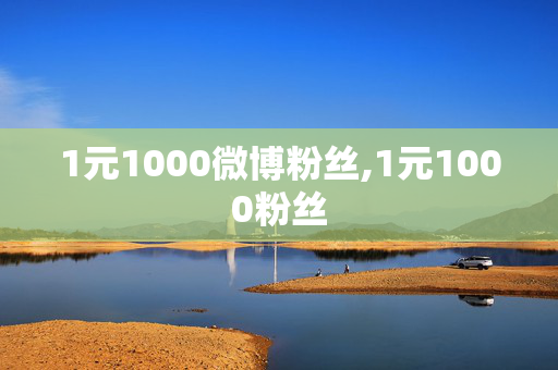 1元1000微博粉丝,1元1000粉丝