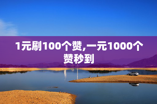 1元刷100个赞,一元1000个赞秒到