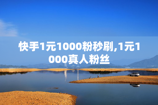 快手1元1000粉秒刷,1元1000真人粉丝