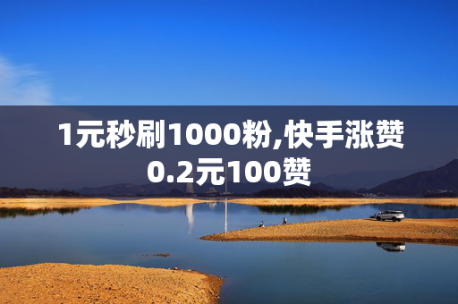 1元秒刷1000粉,快手涨赞0.2元100赞