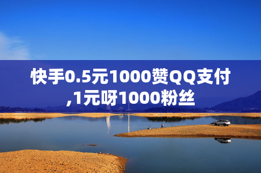 快手0.5元1000赞QQ支付,1元呀1000粉丝