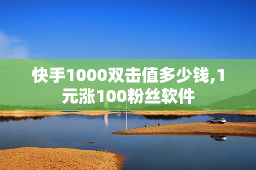 快手1000双击值多少钱,1元涨100粉丝软件