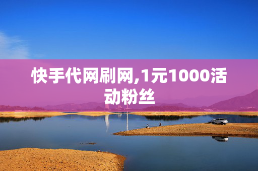 快手代网刷网,1元1000活动粉丝