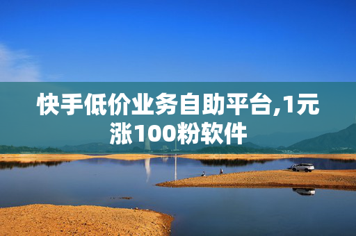 快手低价业务自助平台,1元涨100粉软件