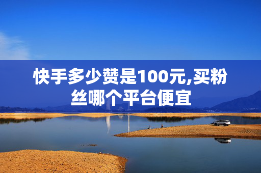 快手多少赞是100元,买粉丝哪个平台便宜