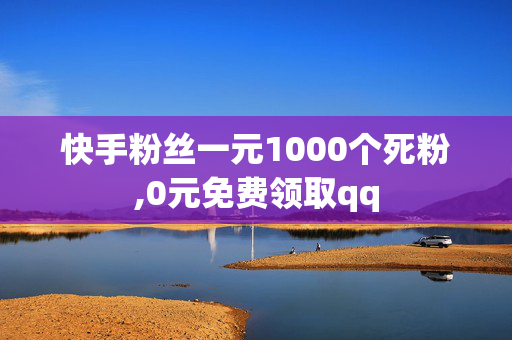 快手粉丝一元1000个死粉,0元免费领取qq