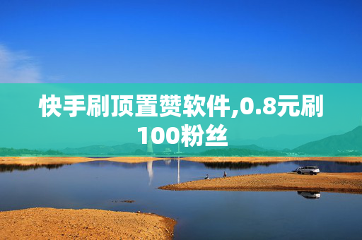 快手刷顶置赞软件,0.8元刷100粉丝