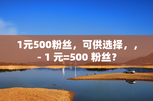 1元500粉丝，可供选择，，- 1 元=500 粉丝？