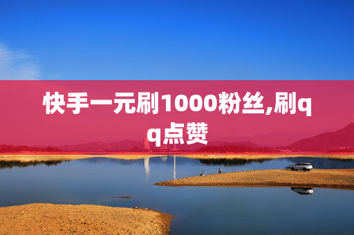 快手一元刷1000粉丝,刷qq点赞