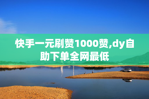 快手一元刷赞1000赞,dy自助下单全网最低