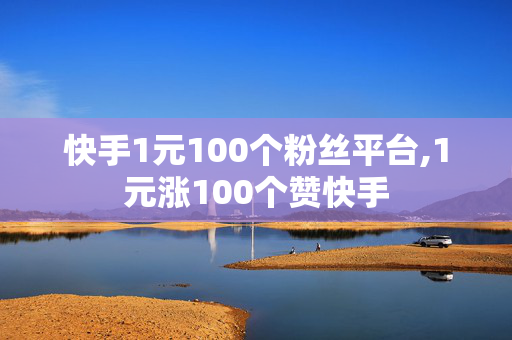 快手1元100个粉丝平台,1元涨100个赞快手