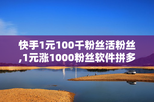 快手1元100千粉丝活粉丝,1元涨1000粉丝软件拼多多