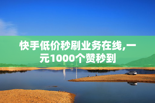 快手低价秒刷业务在线,一元1000个赞秒到