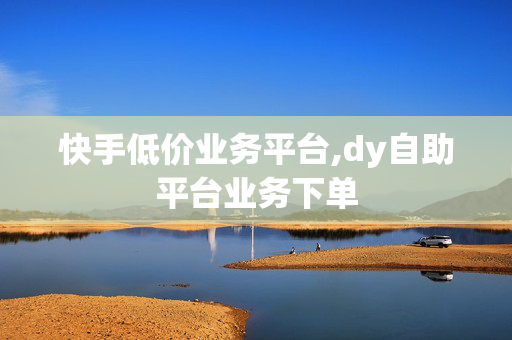 快手低价业务平台,dy自助平台业务下单