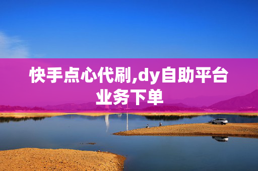 快手点心代刷,dy自助平台业务下单