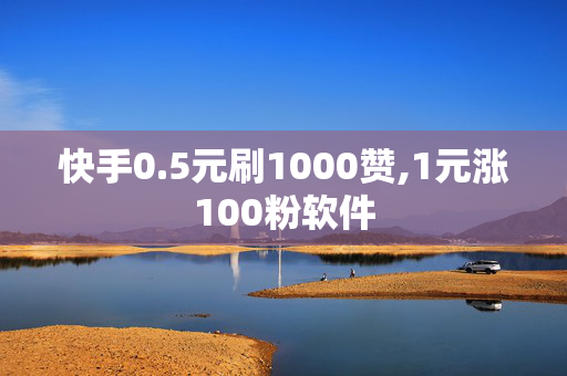 快手0.5元刷1000赞,1元涨100粉软件