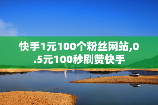 快手1元100个粉丝网站,0.5元100秒刷赞快手