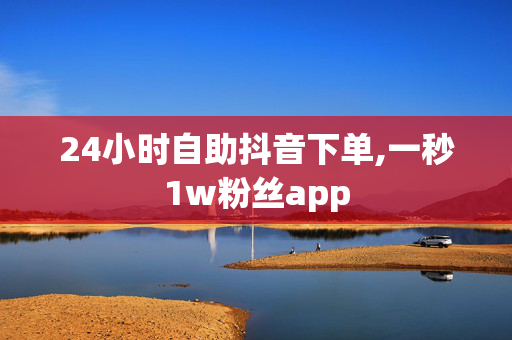 24小时自助抖音下单,一秒1w粉丝app