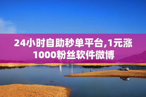 24小时自助秒单平台,1元涨1000粉丝软件微博