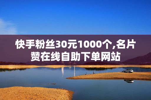 快手粉丝30元1000个,名片赞在线自助下单网站