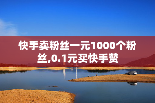 快手卖粉丝一元1000个粉丝,0.1元买快手赞