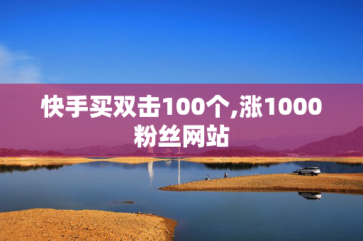 快手买双击100个,涨1000粉丝网站