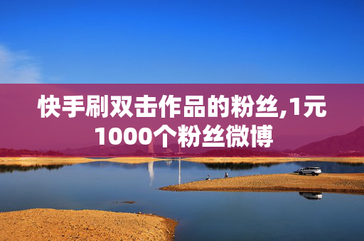 快手刷双击作品的粉丝,1元1000个粉丝微博