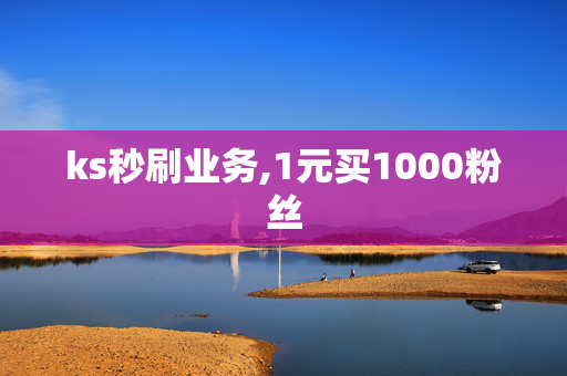 ks秒刷业务,1元买1000粉丝