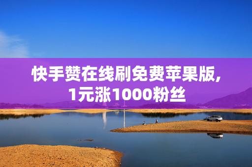 快手赞在线刷免费苹果版,1元涨1000粉丝