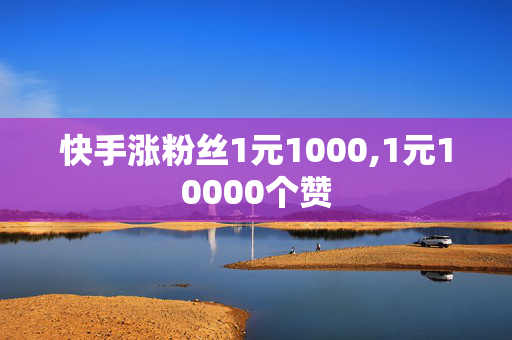 快手涨粉丝1元1000,1元10000个赞