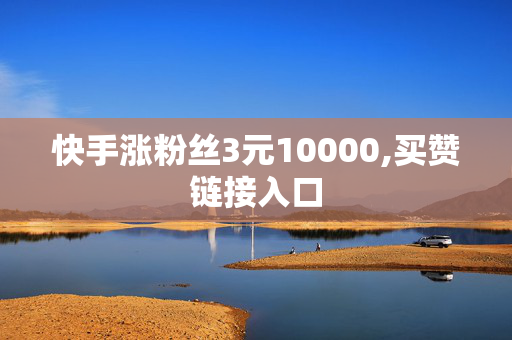 快手涨粉丝3元10000,买赞链接入口