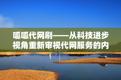 呱呱代网刷——从科技进步视角重新审视代网服务的内涵与发展趋势