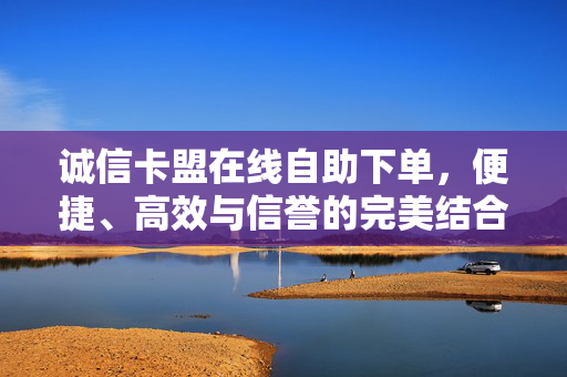 诚信卡盟在线自助下单，便捷、高效与信誉的完美结合