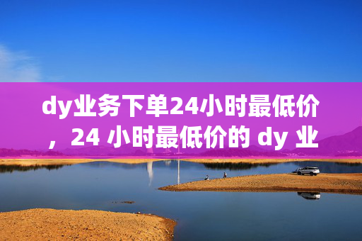 dy业务下单24小时最低价，24 小时最低价的 dy 业务下单