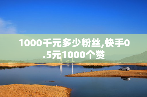 1000千元多少粉丝,快手0.5元1000个赞