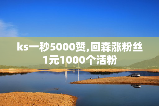 ks一秒5000赞,回森涨粉丝1元1000个活粉